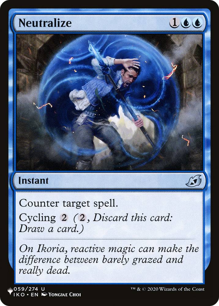 Neutralize [The List] Magic: The Gathering