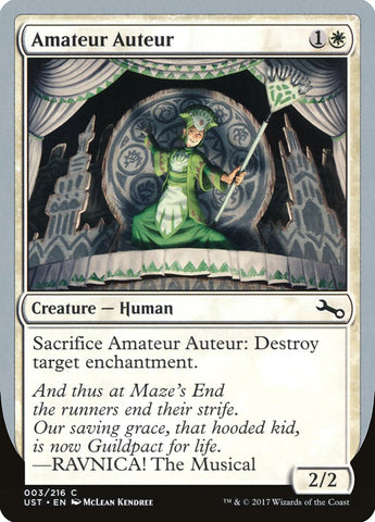 Amateur Auteur (RAVNICA! The Musical) [Unstable] Magic: The Gathering