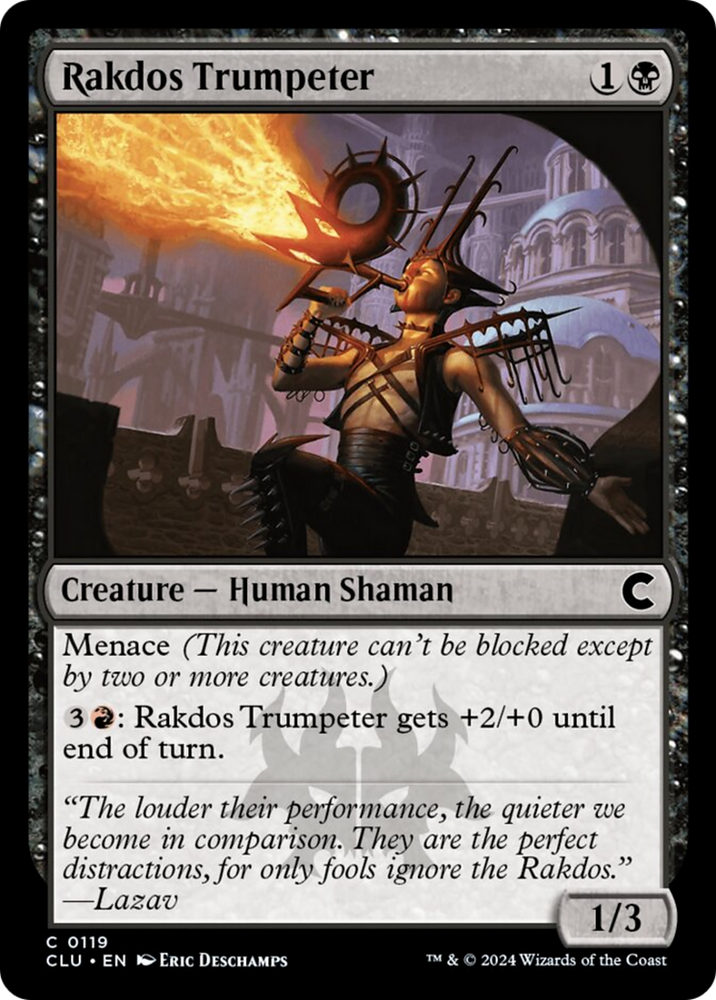Rakdos Trumpeter [Ravnica: Clue Edition] Magic: The Gathering