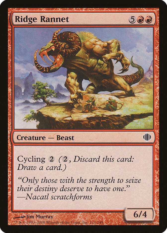 Ridge Rannet [Shards of Alara] Magic: The Gathering