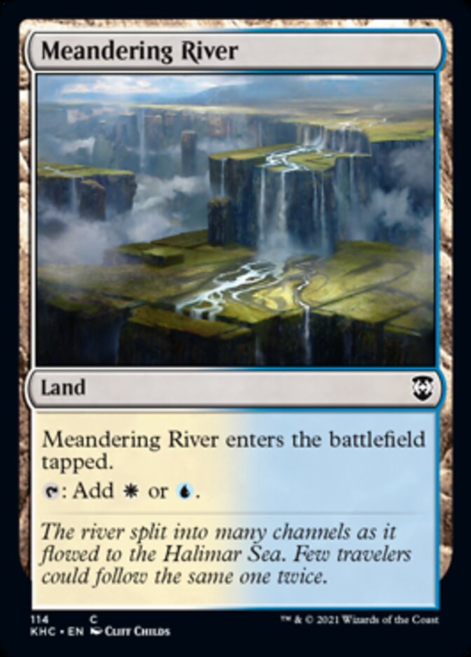 Meandering River [Kaldheim Commander] Magic: The Gathering