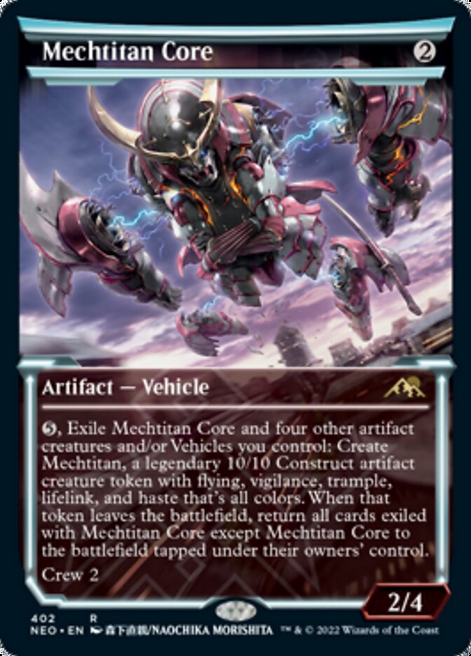 Mechtitan Core (Showcase Soft Glow) [Kamigawa: Neon Dynasty] Magic: The Gathering