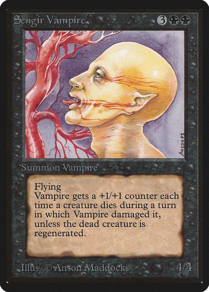 Sengir Vampire [Beta Edition] Magic: The Gathering