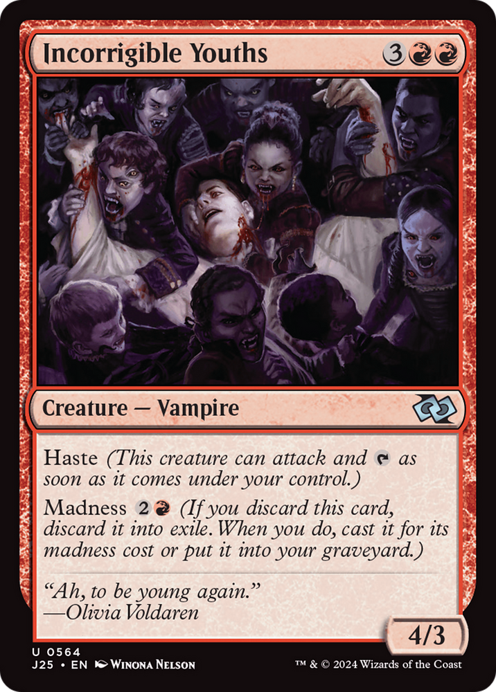 Incorrigible Youths [Foundations Jumpstart] Magic: The Gathering