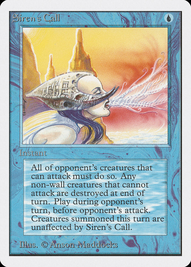 Siren's Call [Unlimited Edition] Magic: The Gathering