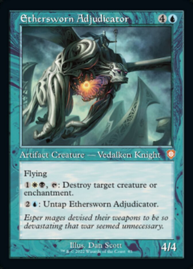Ethersworn Adjudicator (Retro) [The Brothers' War Commander] Magic: The Gathering