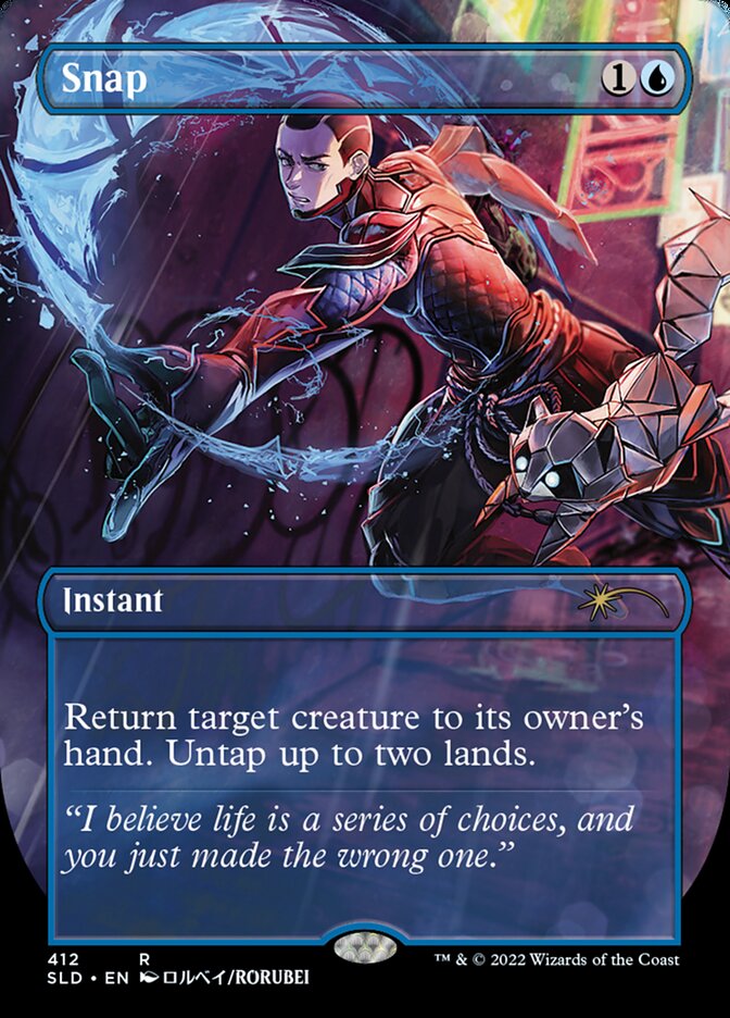 Snap (Borderless) [Secret Lair Drop Series] Magic: The Gathering