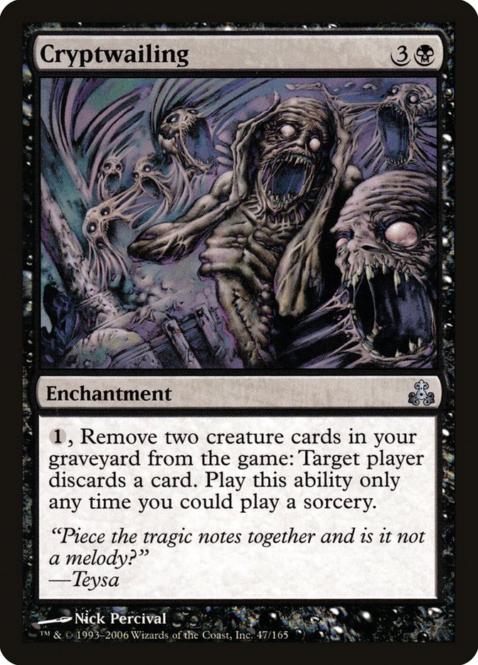 Cryptwailing [Guildpact] Magic: The Gathering