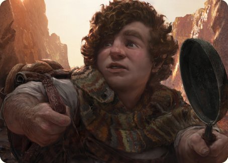 Sam, Loyal Attendant Art Card [The Lord of the Rings: Tales of Middle-earth Art Series] Magic: The Gathering