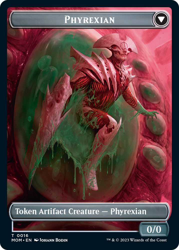 Incubator // Phyrexian (16) Double-Sided Token [March of the Machine Tokens] Magic: The Gathering