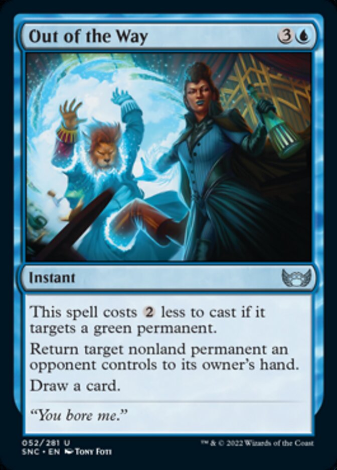 Out of the Way [Streets of New Capenna] Magic: The Gathering