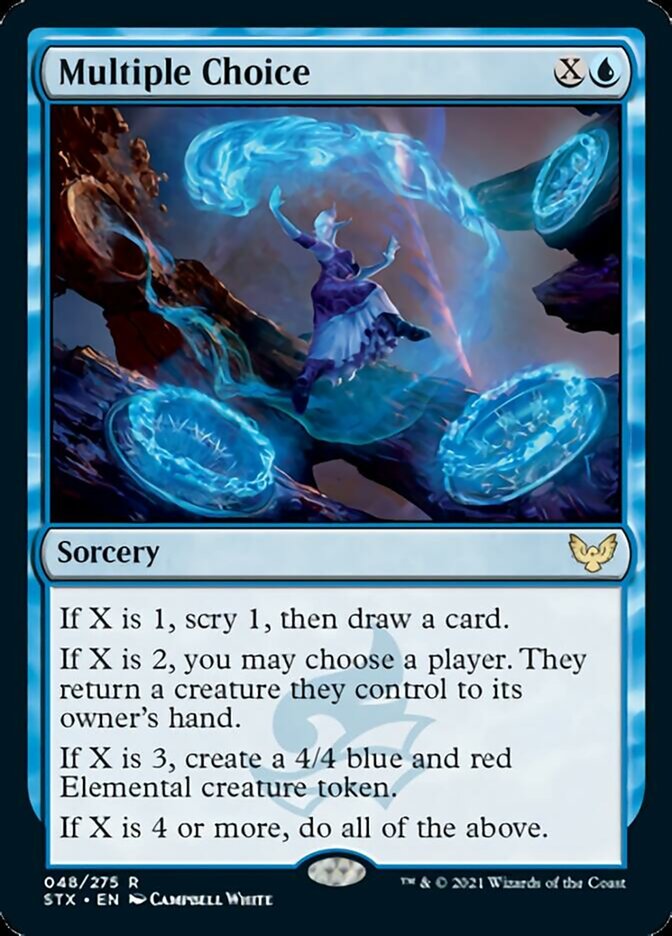 Multiple Choice [Strixhaven: School of Mages] Magic: The Gathering