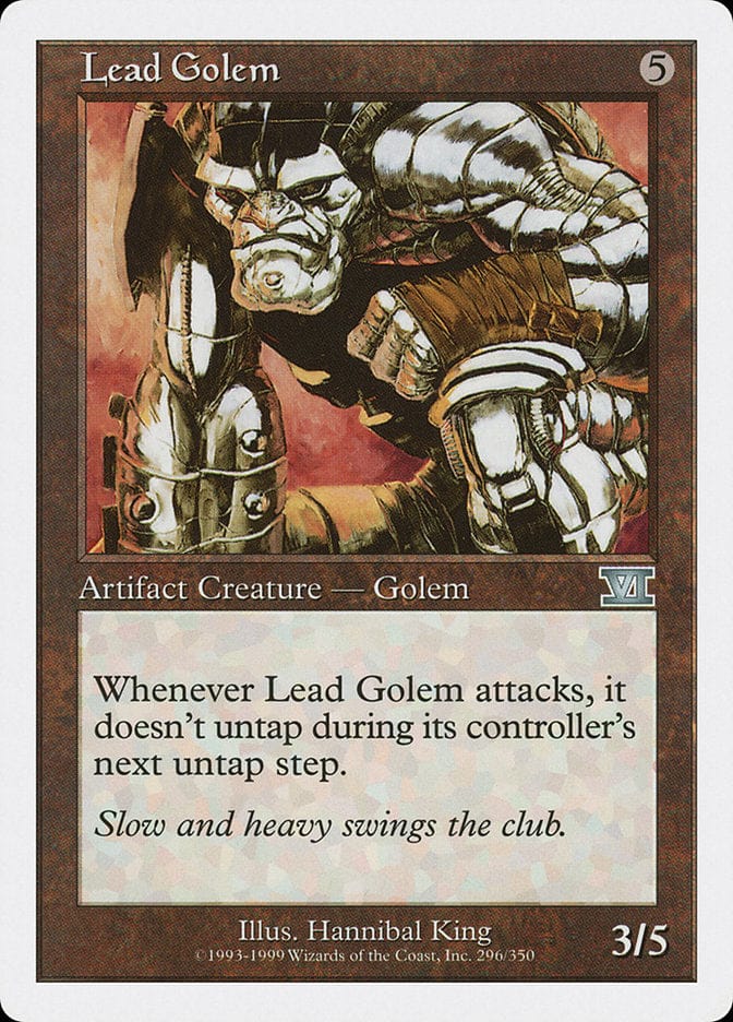Lead Golem [Classic Sixth Edition] Magic: The Gathering