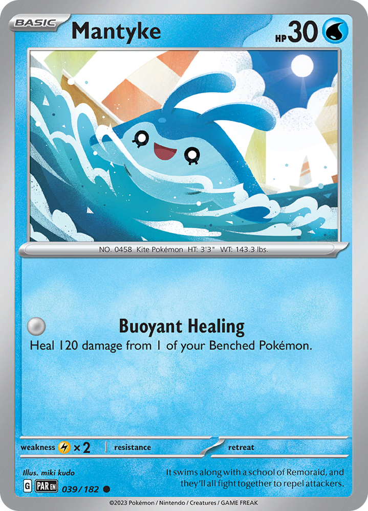 Mantyke (039/182) [Scarlet & Violet: Paradox Rift] Pokémon