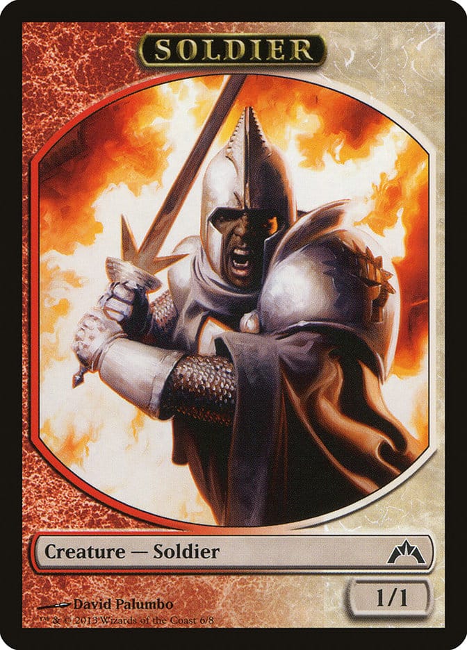 Soldier Token [Gatecrash Tokens] Magic: The Gathering