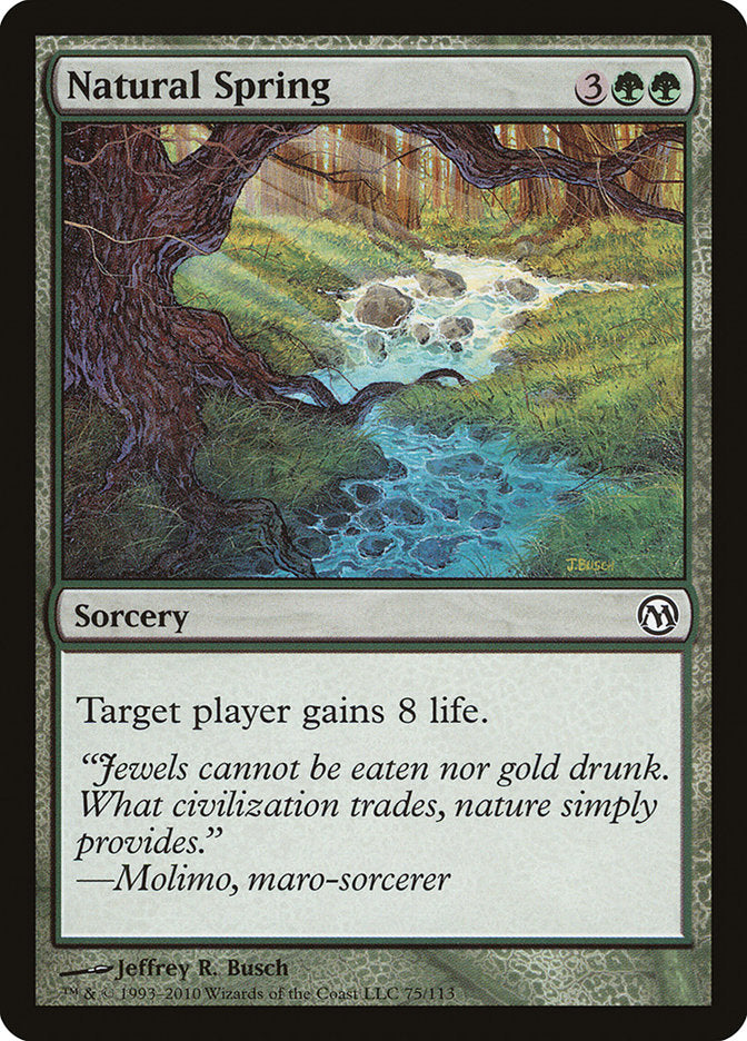 Natural Spring [Duels of the Planeswalkers] Magic: The Gathering