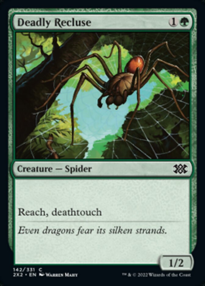Deadly Recluse [Double Masters 2022] Magic: The Gathering