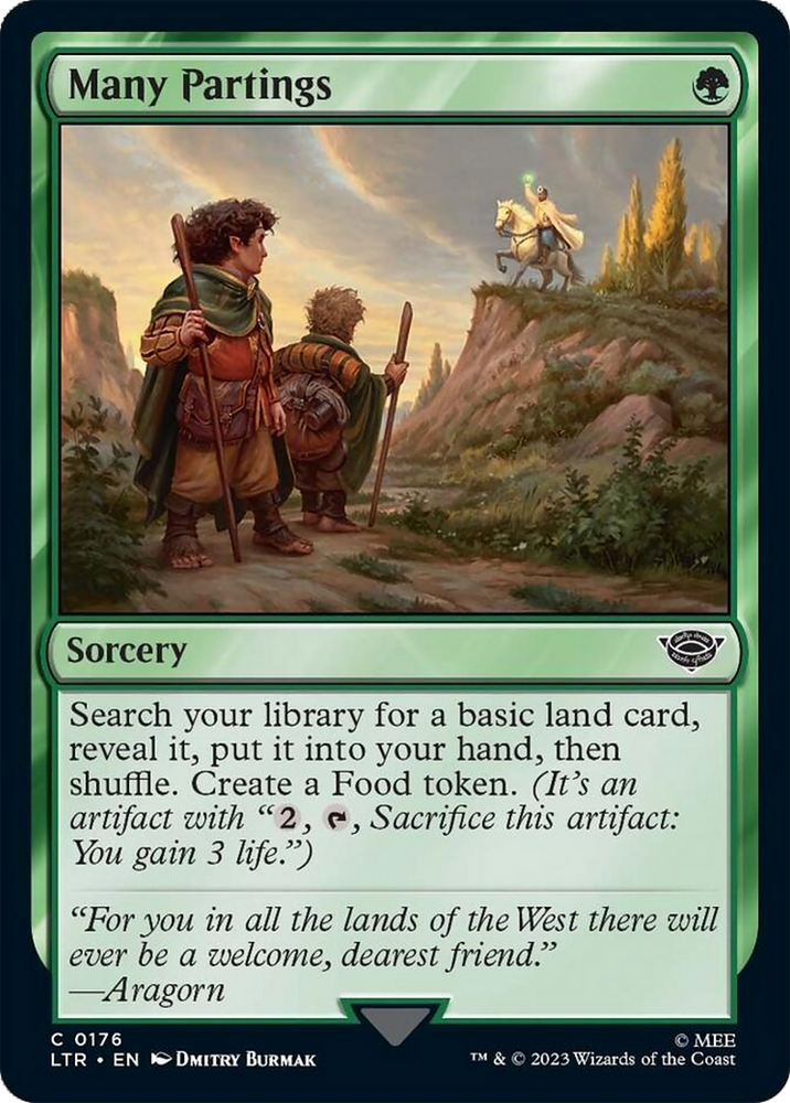 Many Partings [The Lord of the Rings: Tales of Middle-Earth] Magic: The Gathering