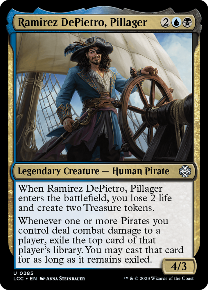 Ramirez DePietro, Pillager [The Lost Caverns of Ixalan Commander] Magic: The Gathering