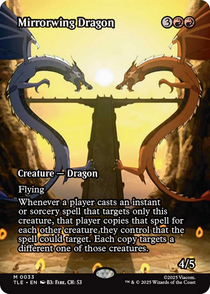 Mirrorwing Dragon (Borderless) [Avatar: The Last Airbender: Eternal-Legal] Magic: The Gathering