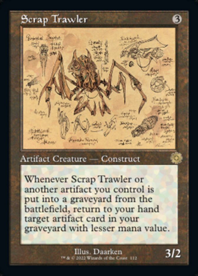Scrap Trawler (Retro Schematic) [The Brothers' War Retro Artifacts] Magic: The Gathering