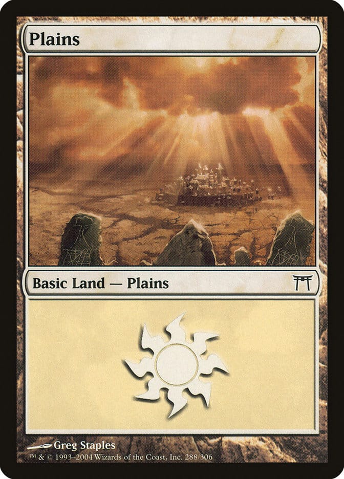 Plains (288) [Champions of Kamigawa] Magic: The Gathering