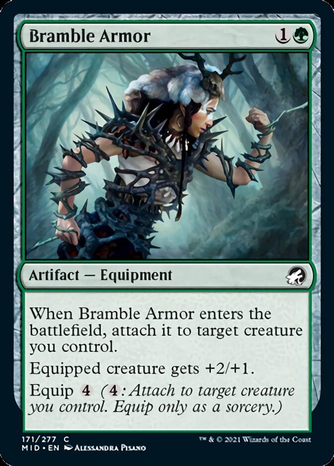 Bramble Armor [Innistrad: Midnight Hunt] Magic: The Gathering