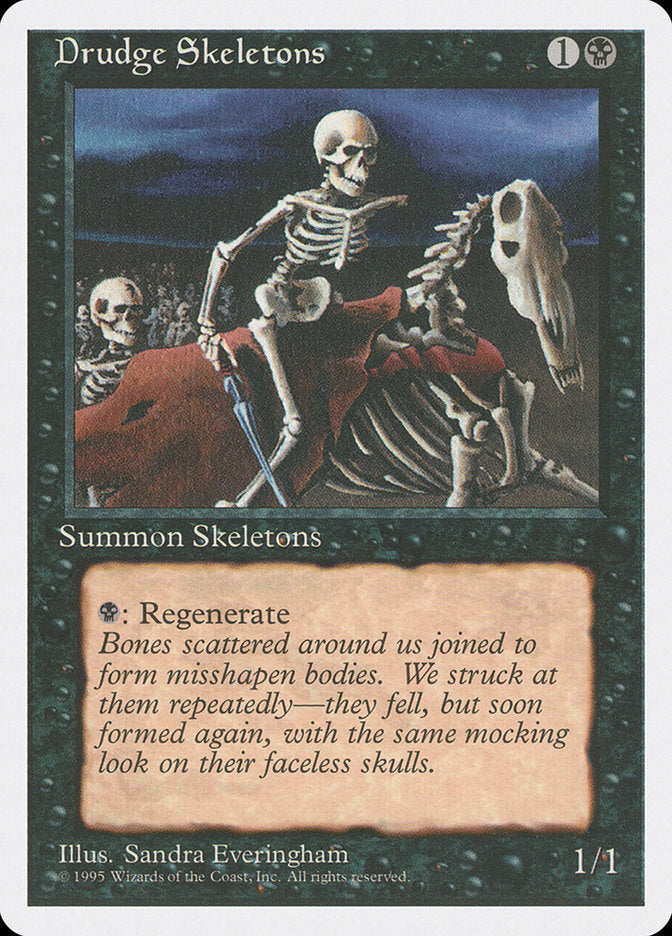 Drudge Skeletons [Fourth Edition] Magic: The Gathering