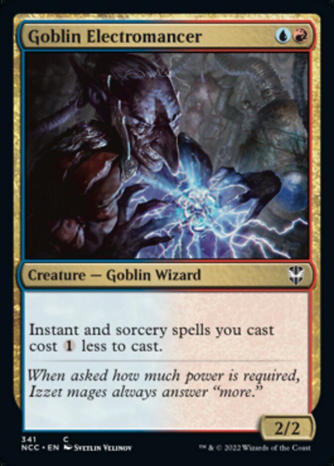 Goblin Electromancer [Streets of New Capenna Commander] Magic: The Gathering
