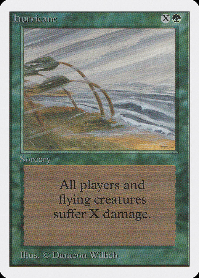 Hurricane [Unlimited Edition] Magic: The Gathering