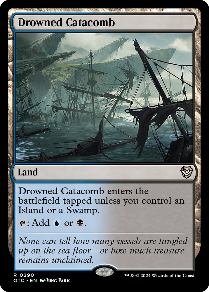 Drowned Catacomb [Outlaws of Thunder Junction Commander] Magic: The Gathering