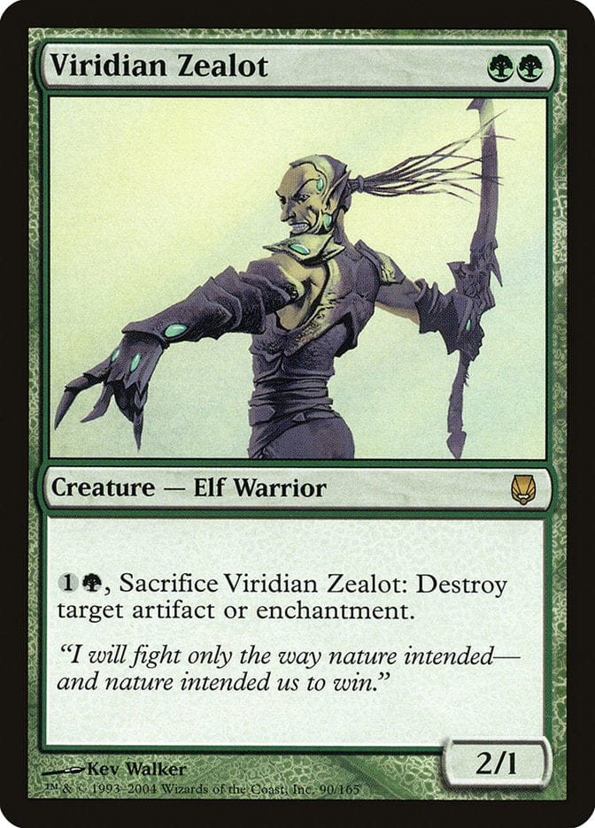 Viridian Zealot [Darksteel] Magic: The Gathering