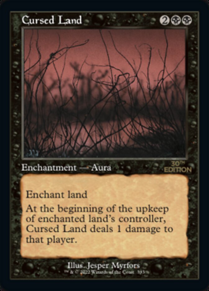Cursed Land (Retro) [30th Anniversary Edition] Magic: The Gathering