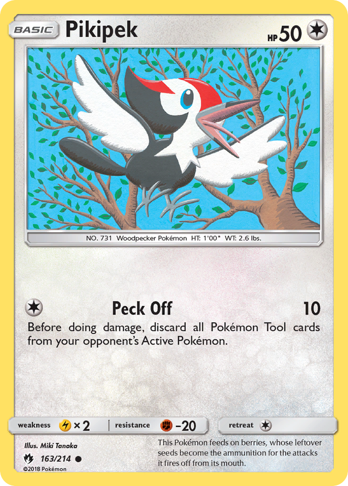 Pikipek (163/214) [Sun & Moon: Lost Thunder] Pokémon