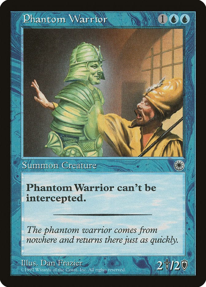 Phantom Warrior [Portal] Magic: The Gathering