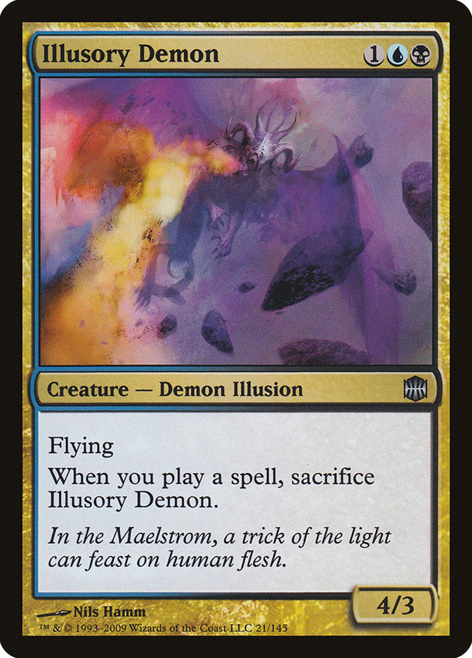 Illusory Demon [Alara Reborn] Magic: The Gathering