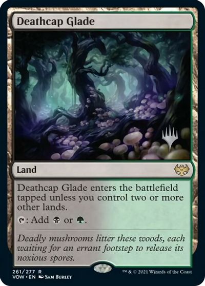 Deathcap Glade (Promo Pack) [Innistrad: Crimson Vow Promos] Magic: The Gathering