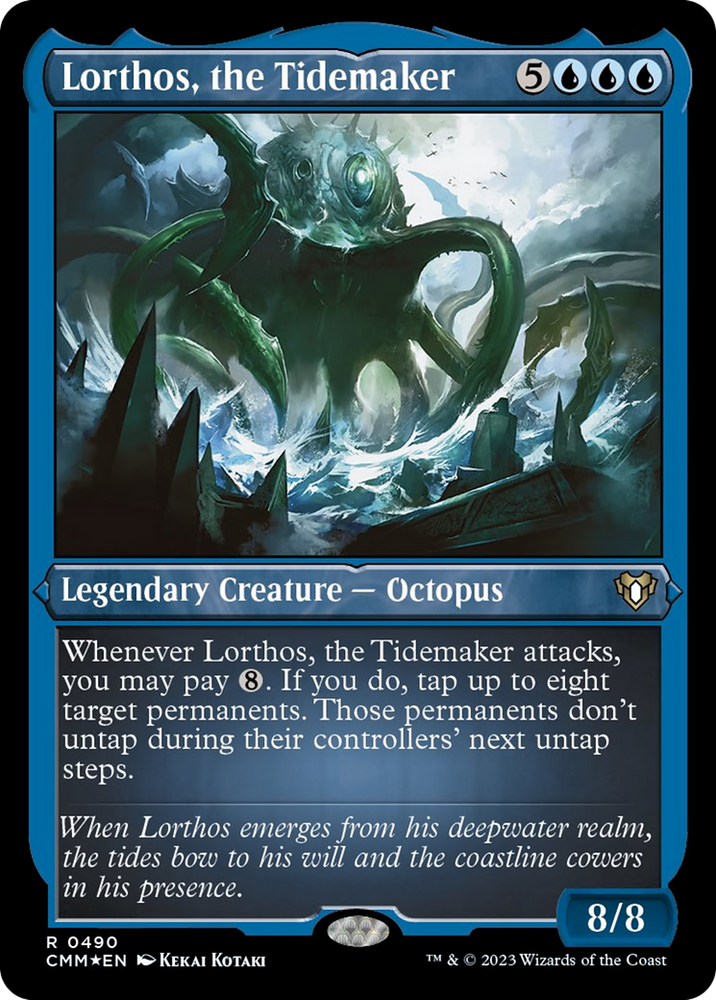 Lorthos, the Tidemaker (Foil Etched) [Commander Masters] Magic: The Gathering