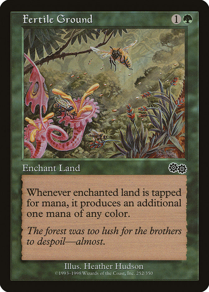 Fertile Ground [Urza's Saga] Magic: The Gathering