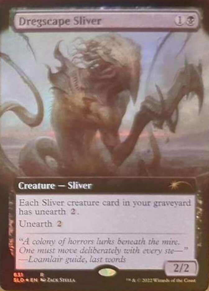 Dregscape Sliver (Extended Art) [Secret Lair Drop Promos] Magic: The Gathering