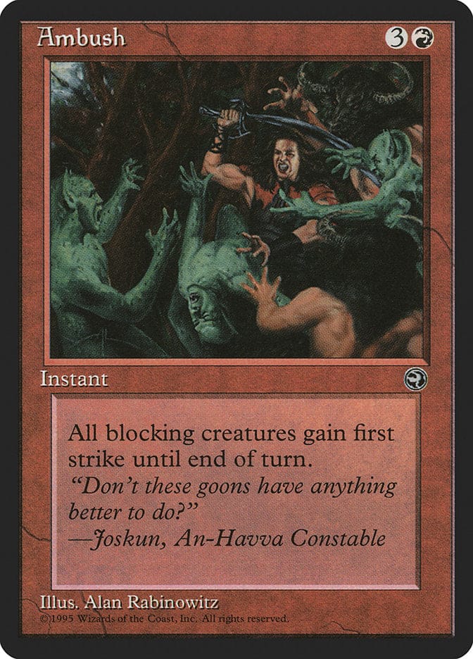 Ambush [Homelands] Magic: The Gathering