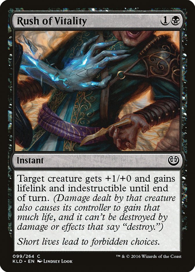 Rush of Vitality [Kaladesh] Magic: The Gathering