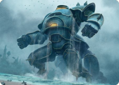 Depth Charge Colossus Art Card [The Brothers' War Art Series] Magic: The Gathering