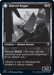 Beloved Beggar // Generous Soul [Innistrad: Double Feature] Magic: The Gathering