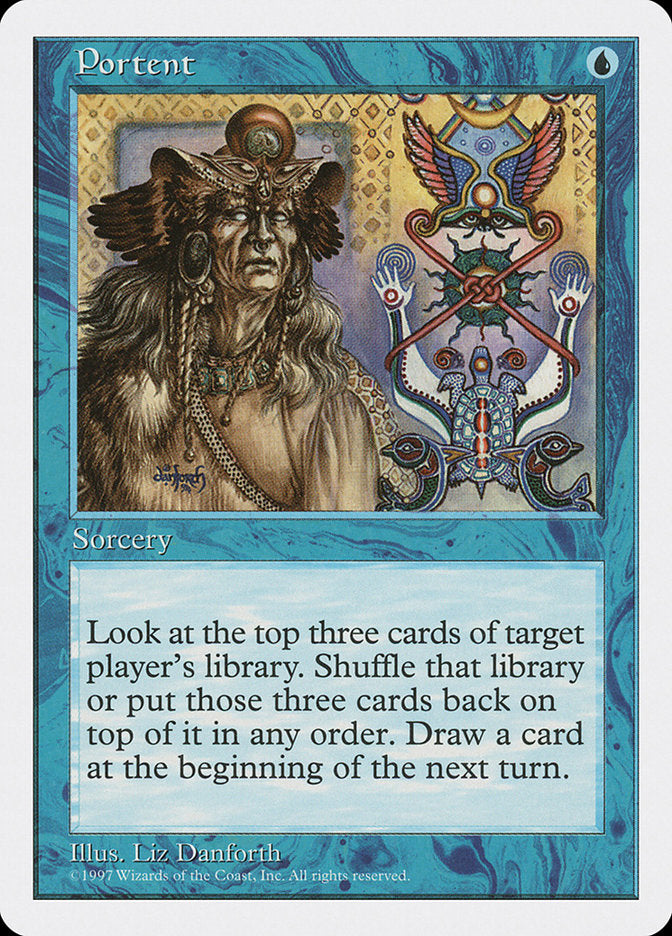 Portent [Fifth Edition] Magic: The Gathering