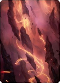 Mountain 1 Art Card [Zendikar Rising Art Series] Magic: The Gathering