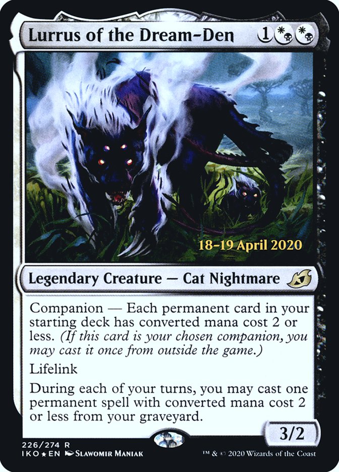 Lurrus of the Dream-Den [Ikoria: Lair of Behemoths Prerelease Promos] Magic: The Gathering