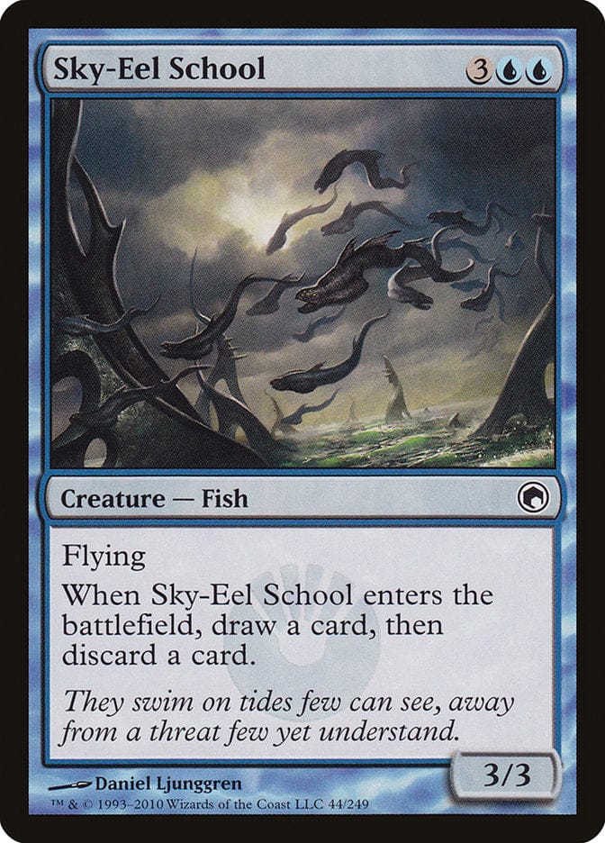 Sky-Eel School [Scars of Mirrodin] Magic: The Gathering