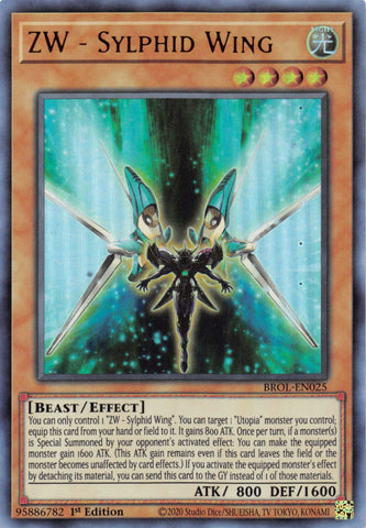 ZW - Sylphid Wing [BROL-EN025] Ultra Rare - Yugioh Cards For Your TCG Needs!