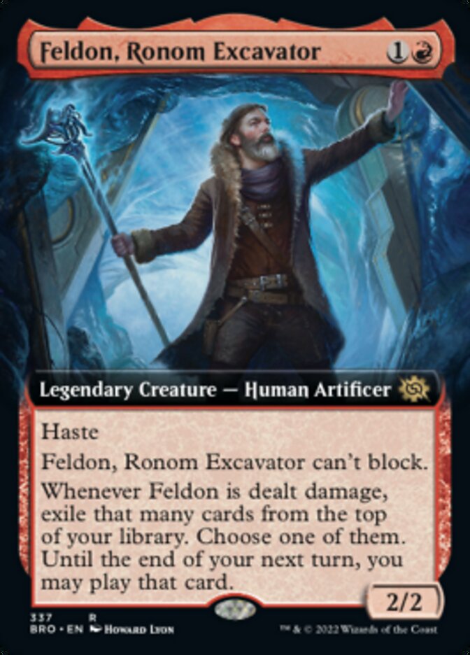 Feldon, Ronom Excavator (Extended Art) [The Brothers' War] Magic: The Gathering